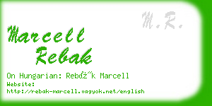 marcell rebak business card